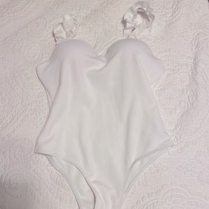 Brand new SHEIN white one-piece, never worn, M